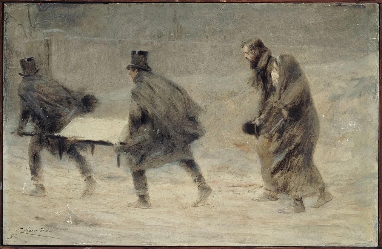 Théobald Chartran-20-Il funerale - Musée des Beaux-Arts de la ville de Paris